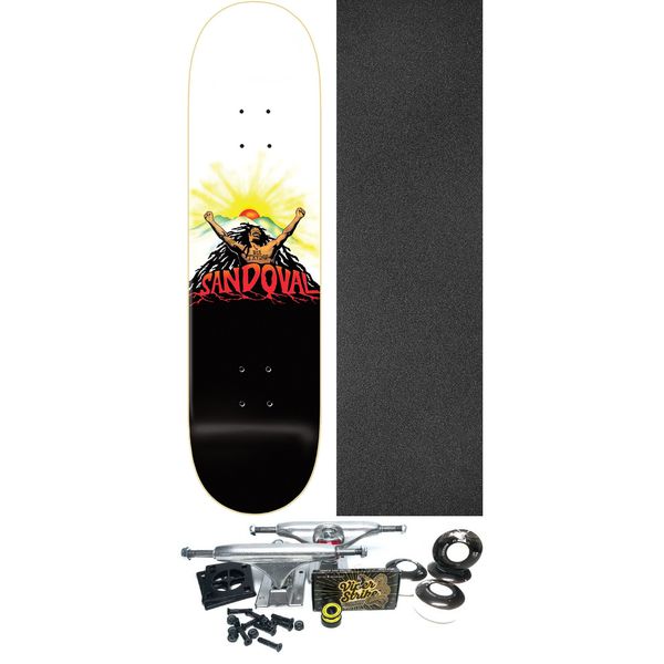 Zero Skateboards Tommy Sandoval Uprising Skateboard Deck - 8.37" x 31.9" - Complete Skateboard Bundle